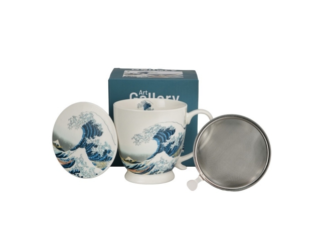 Hokusai The Great Wave Mug with Infuser