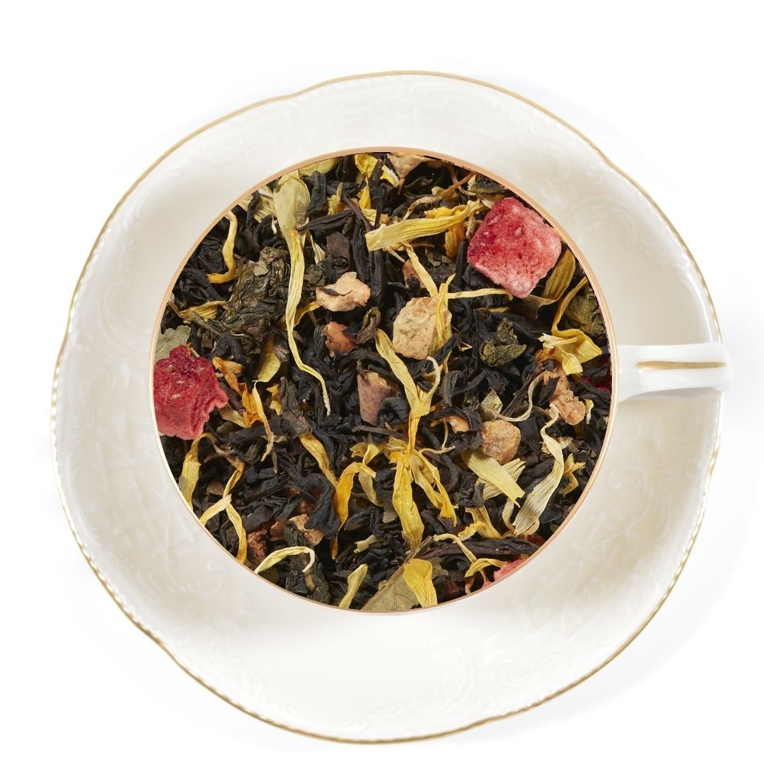 Strawberry Cream Black & Oolong Tea